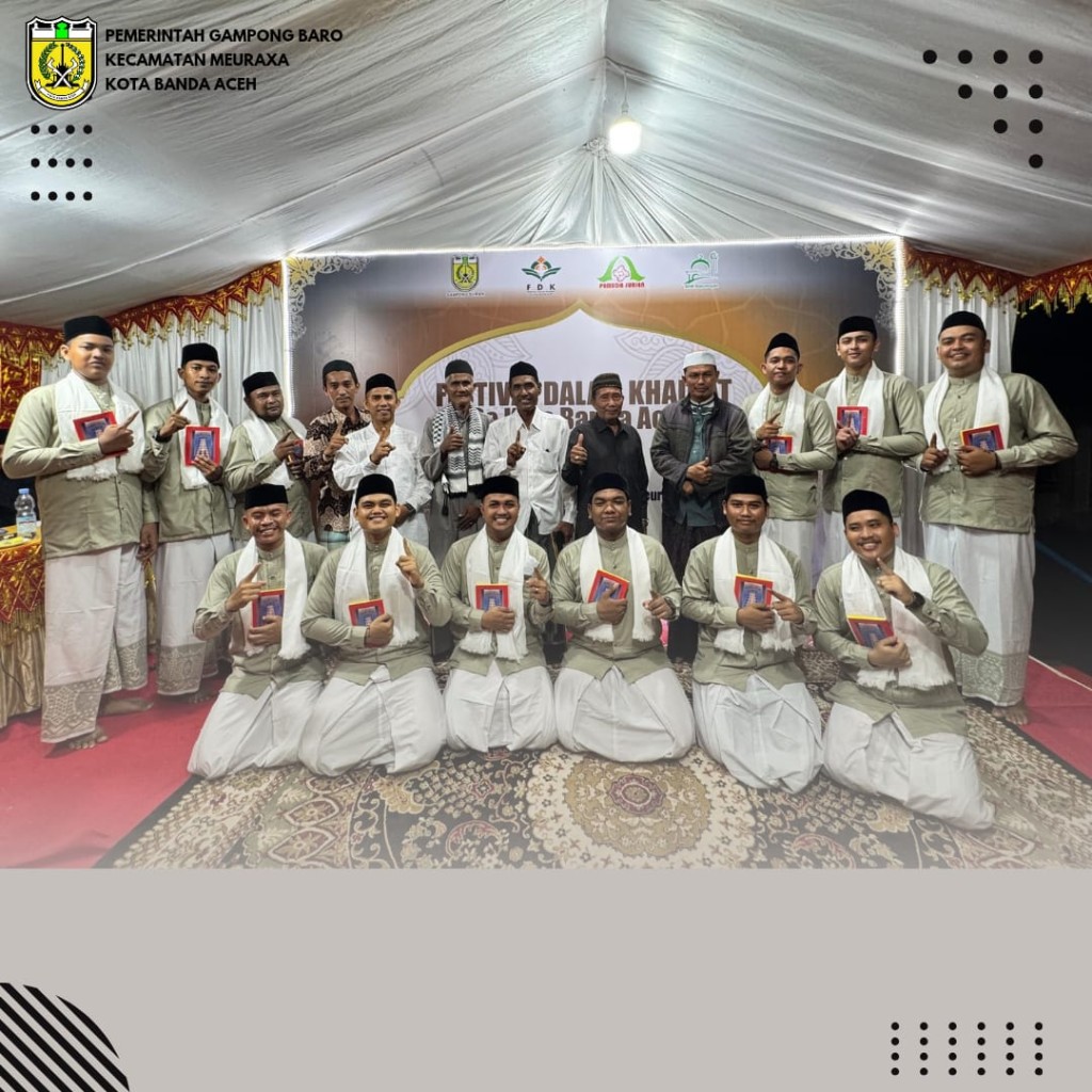 Group Dalai Khairat Baitul A'la Gampong Baro Kecamatan Meuraxa Gampong Baro